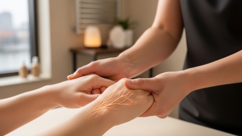 What are the expected benefits of massage therapy for neuropathy in grand rapids