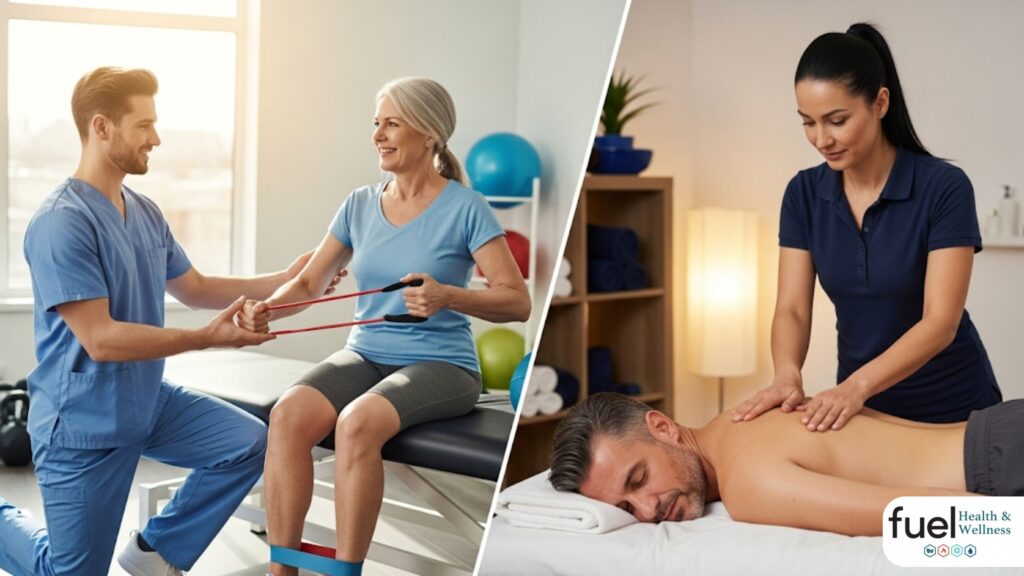 Benefits of combining physical therapy and massage therapy