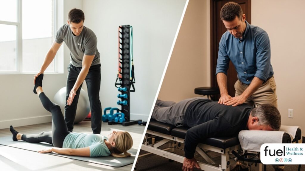 Comparing physical therapy to other rehabilitation modalities