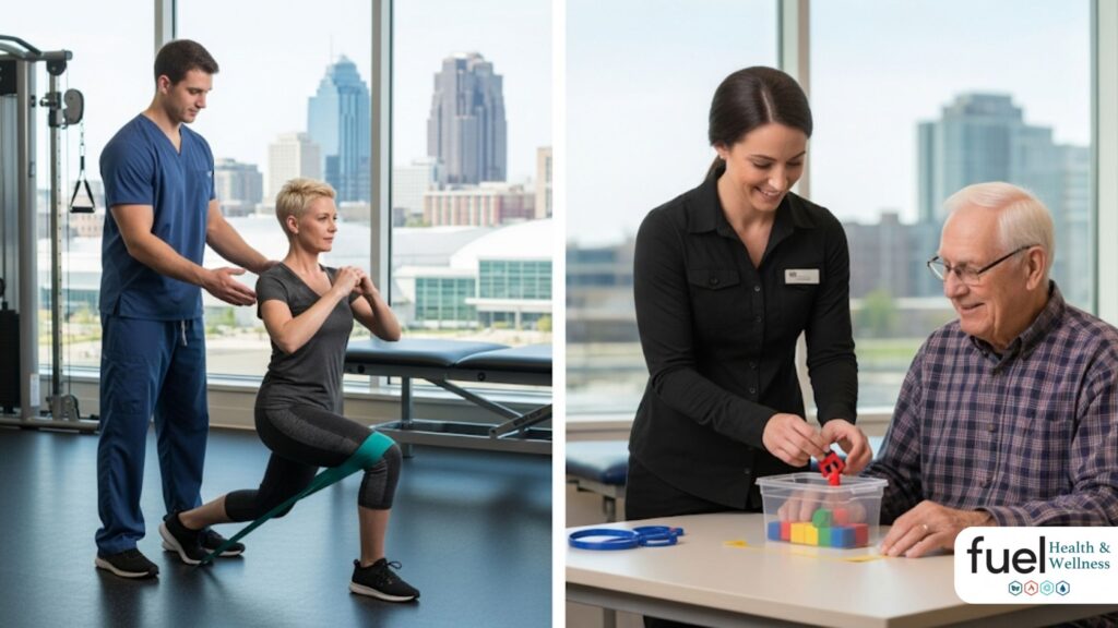 Physical therapy vs. occupational therapy which professional to see in grand rapids