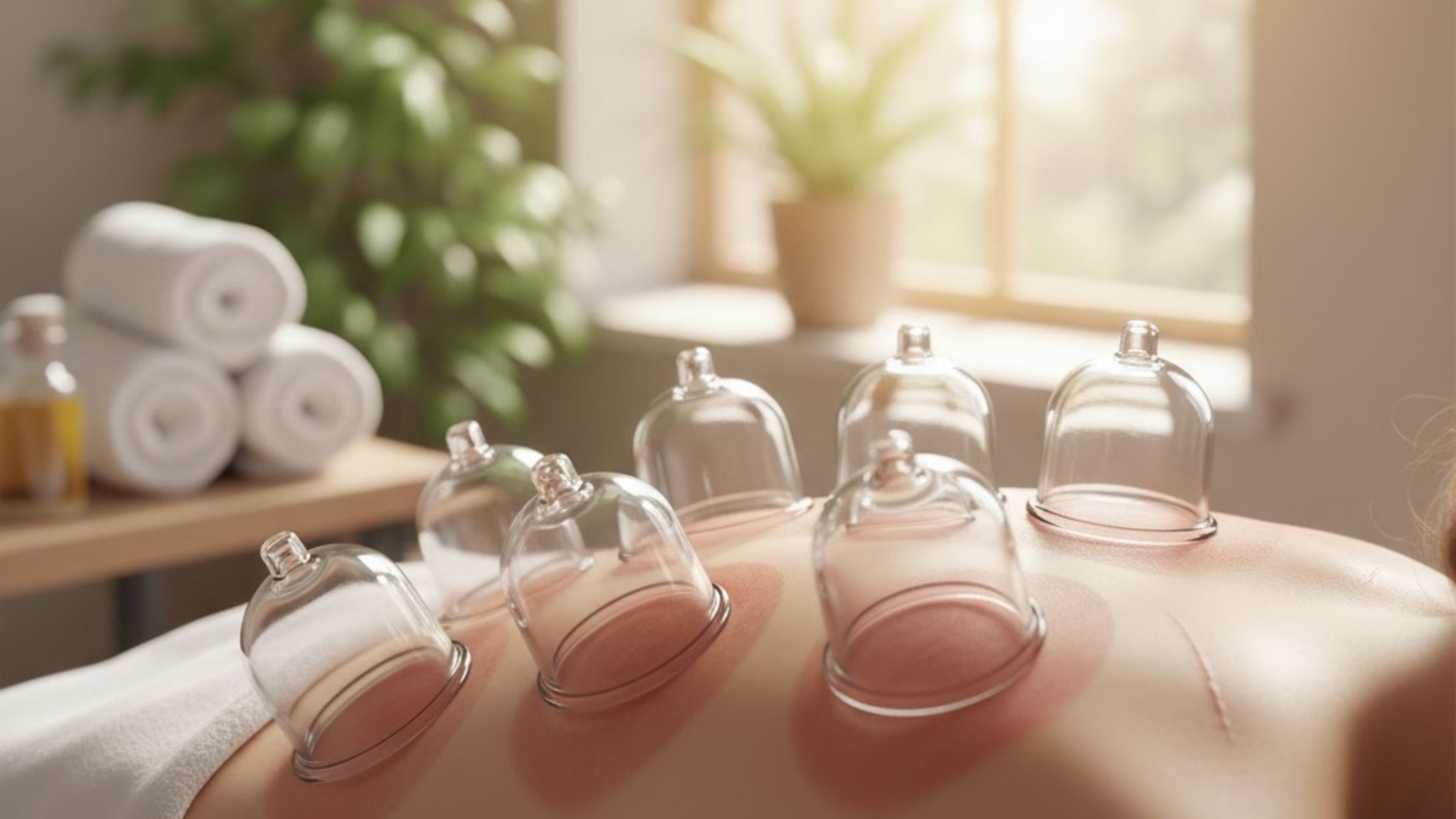 Can cupping therapy improve skin health, scars, or stretch marks, and what evidence supports this (1)