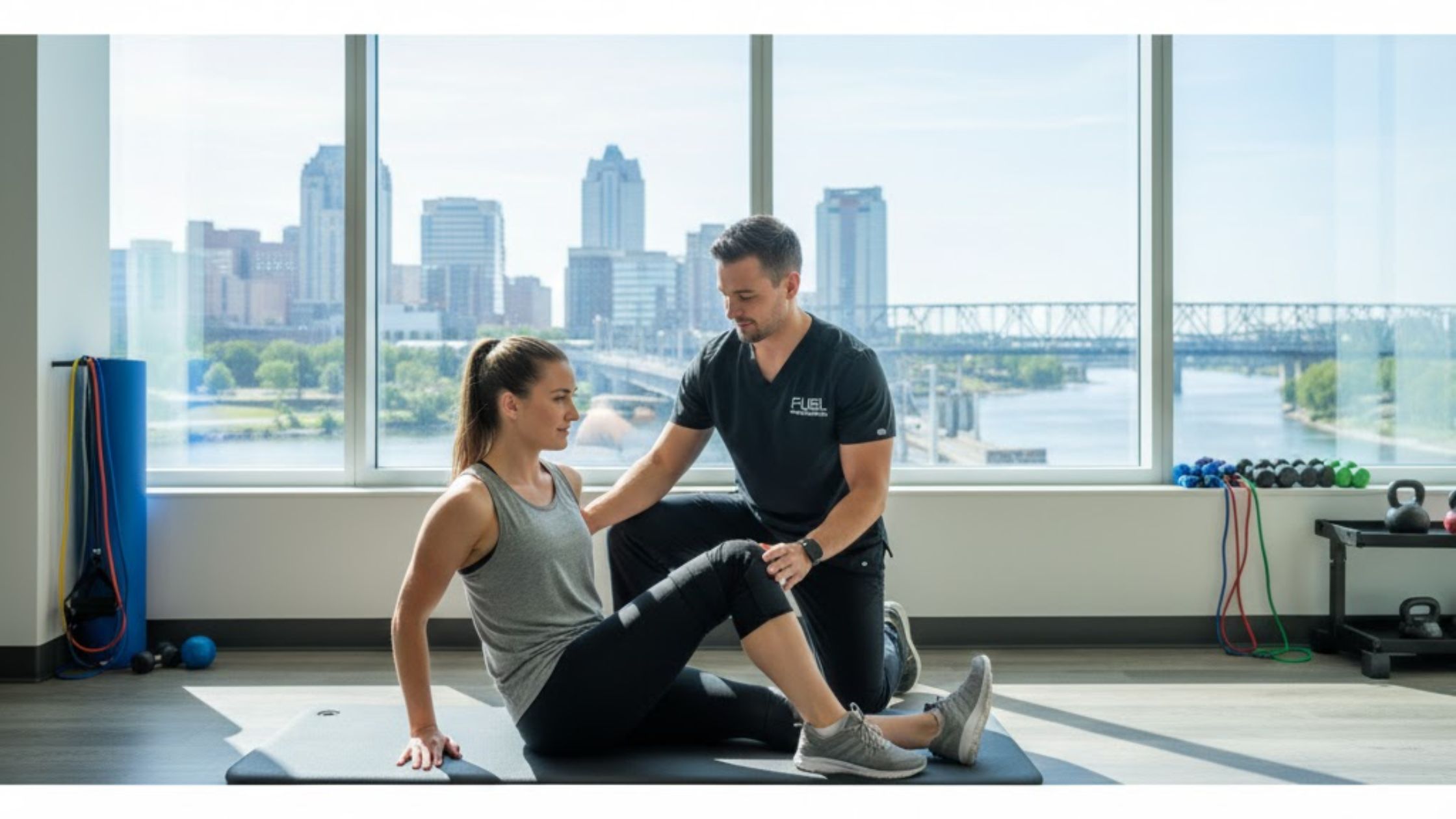 How does physical therapy help runners recover from leg or knee injuries in grand rapids