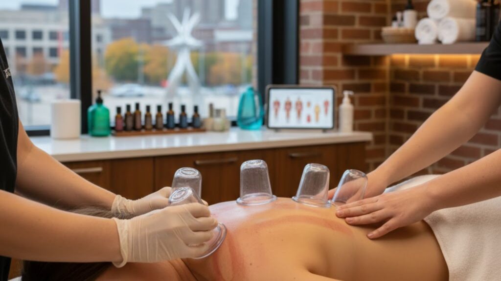 How do cupping therapists in grand rapids integrate modern techniques like massage cupping or combined interventions