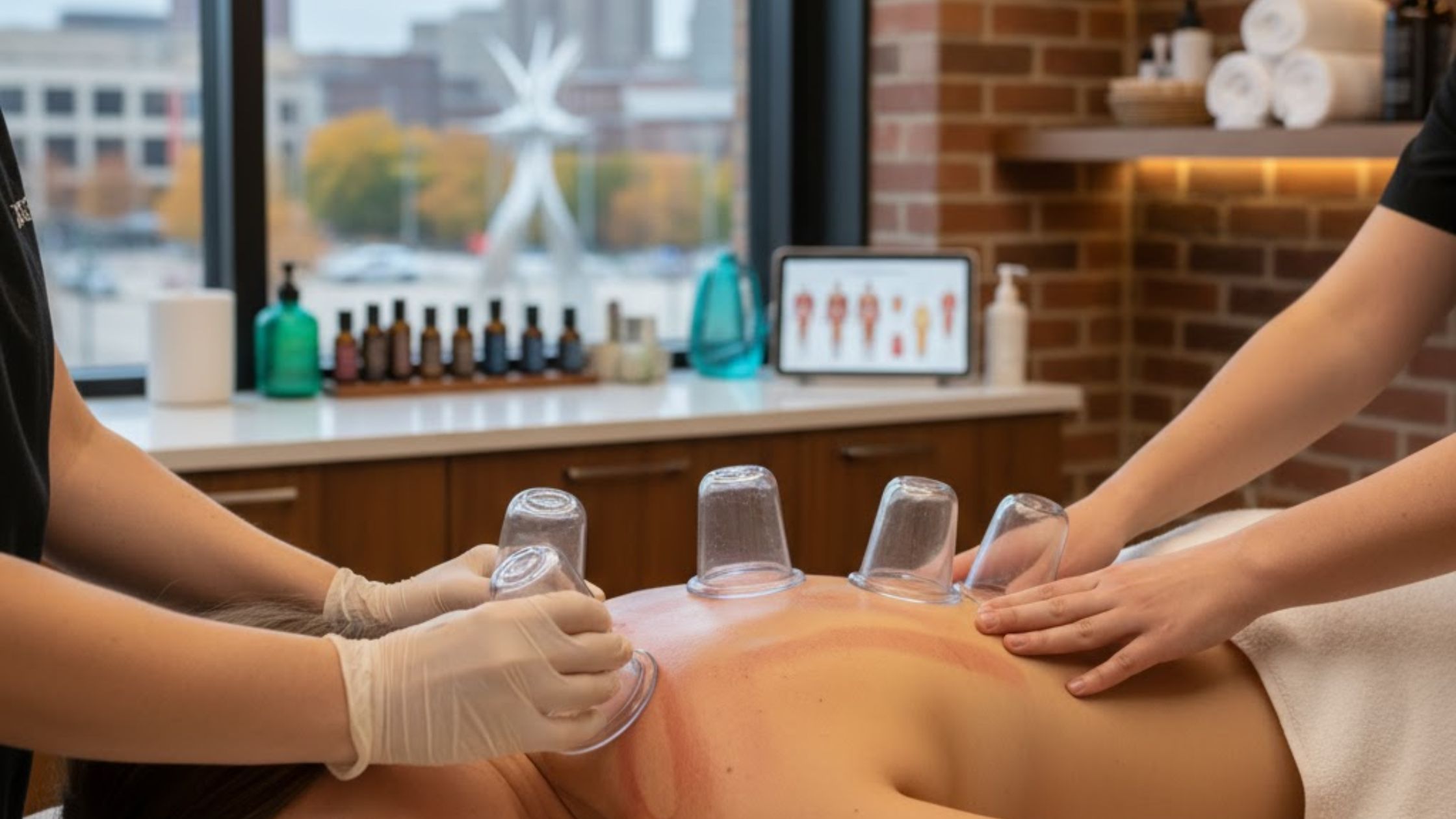 How do cupping therapists in grand rapids integrate modern techniques like massage cupping or combined interventions