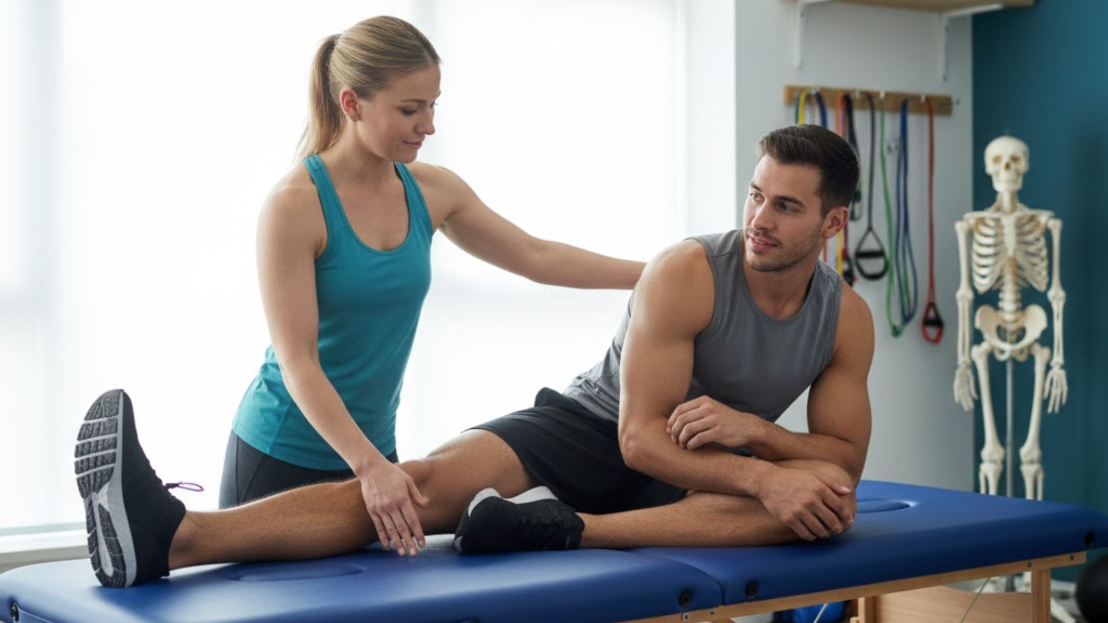 How does regular assisted stretching accelerate recovery and minimize the risk of athletic injury