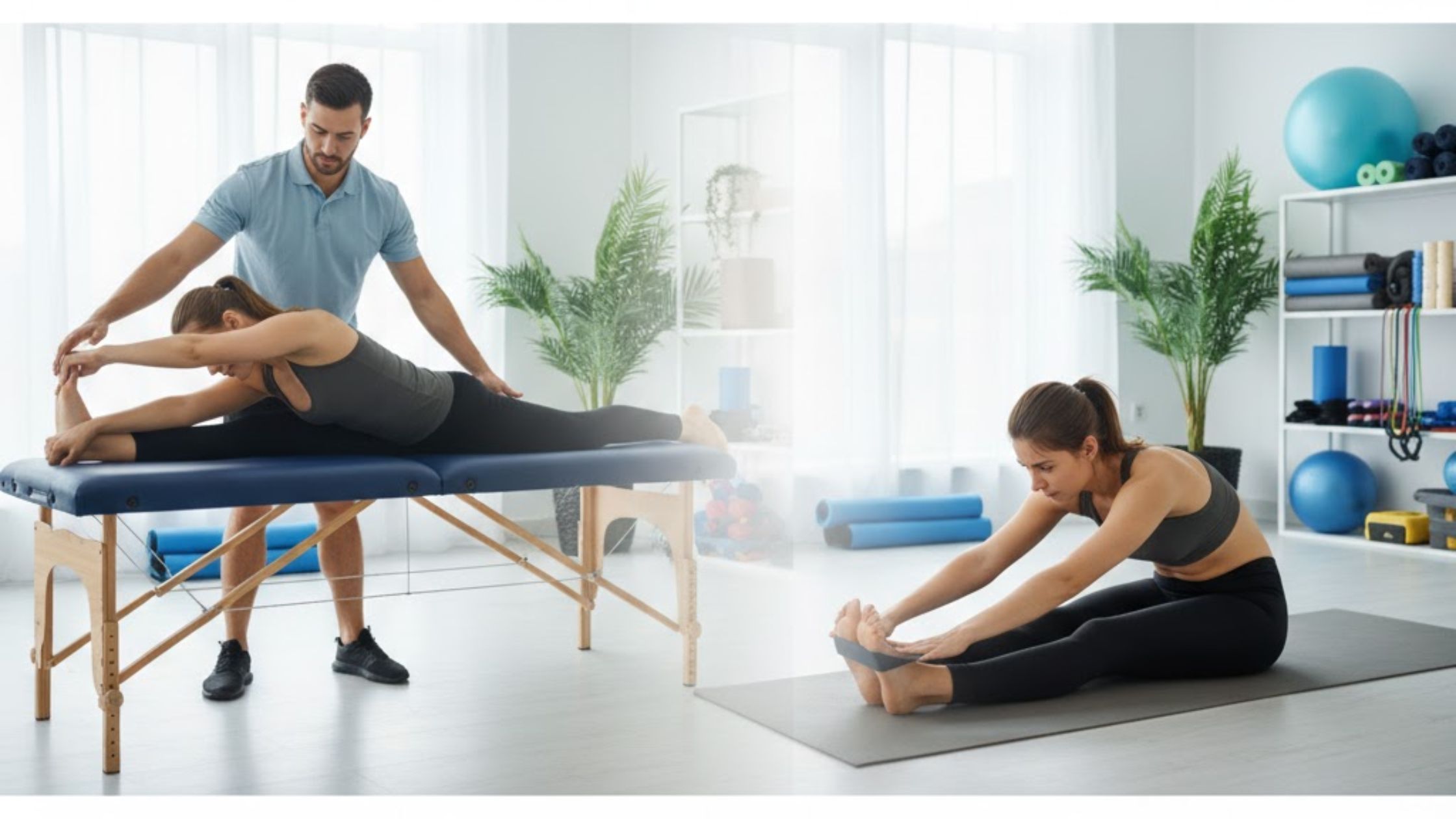 What exactly differentiates professional assisted stretch therapy from standard self stretching