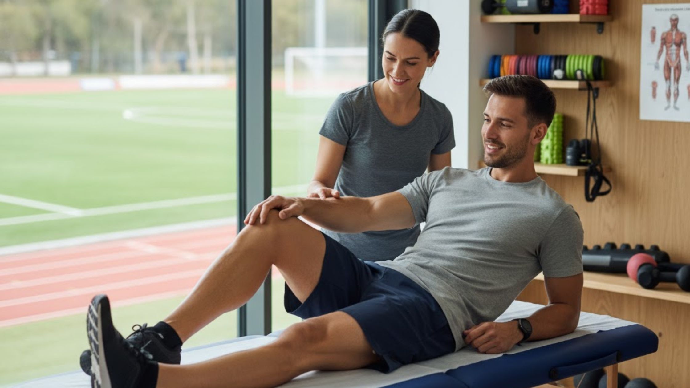 What role does assisted stretch therapy play in sports injury recovery programs
