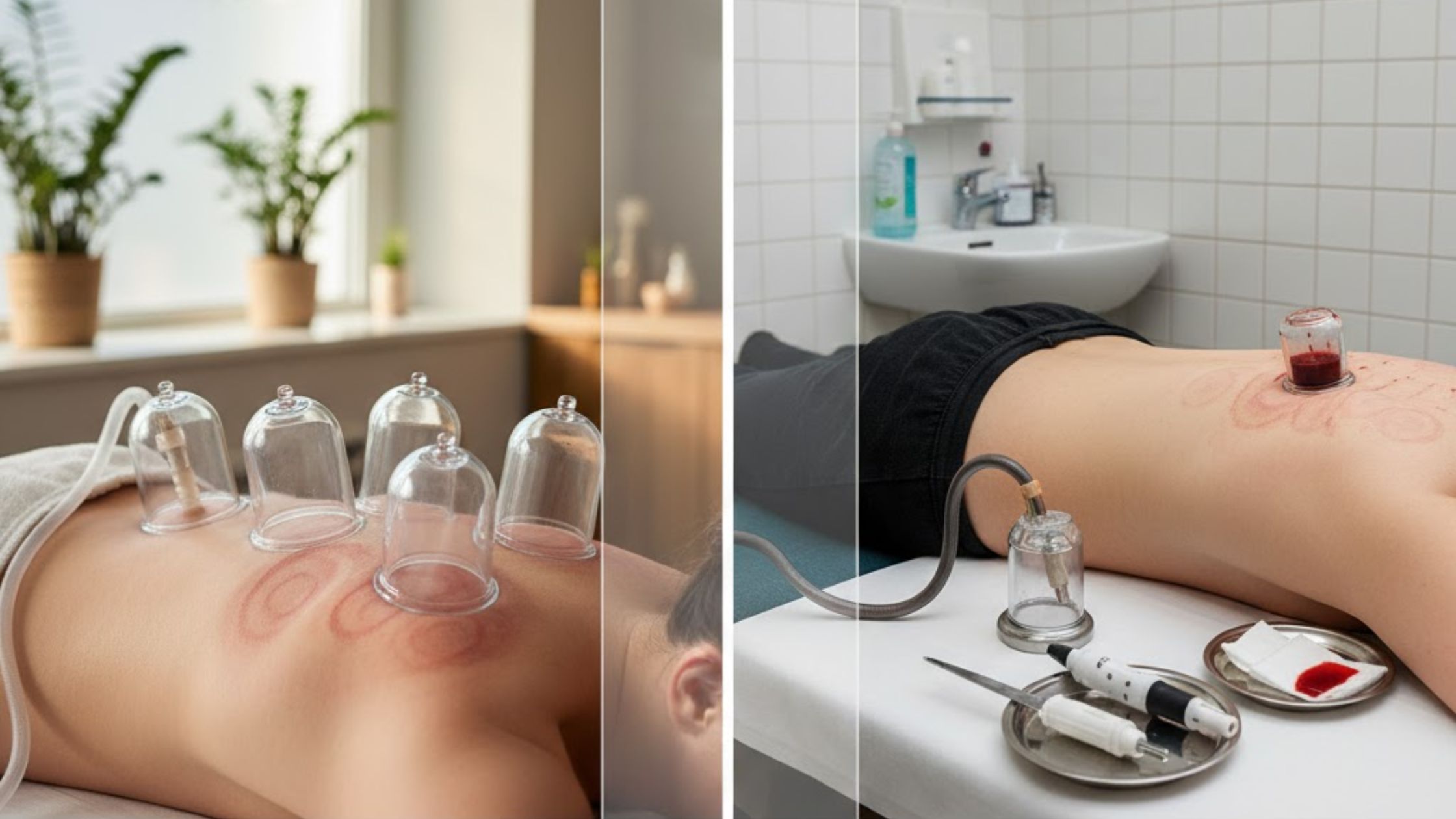 What are the differences between dry and wet cupping, and which is safer under michigan’s wellness regulations