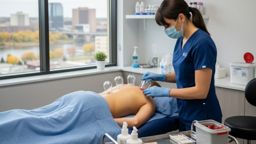 What safety protocols should clinics follow for wet cupping in grand rapids