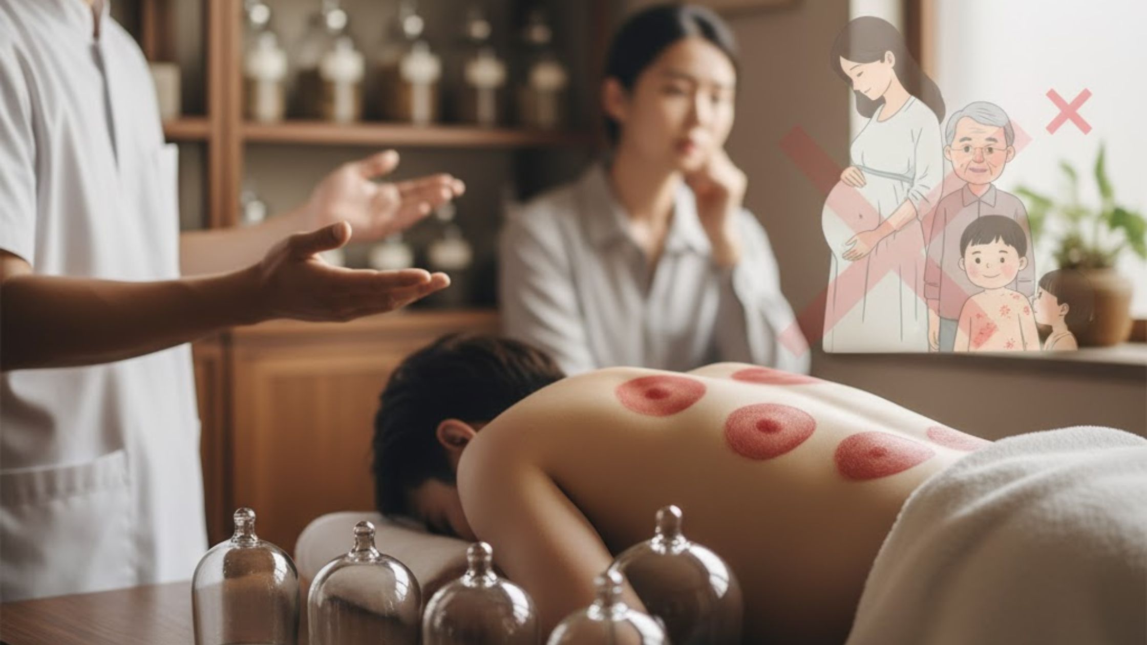 Who should avoid cupping therapy